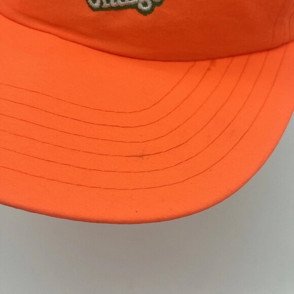Vintage 90s Diet C-Plus Orange Snapback Hat Cap Orange - Picture 6 of 7